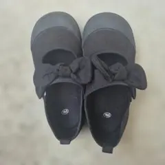 ブラックリボン付きフォーマルシューズ　19