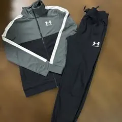 UNDER ARMOUR ジャージ上下セット グレー/ブラック