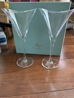 Hoya Crystal カクテルグラス 2個セット　未使用品