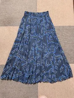 Gready Brilliant☆AuieFリバティ柄シフォンプリーツスカートのサムネイル