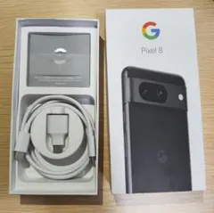 GooglePixel8 ブラック 箱 USB-Cケーブル SIMピン付属のサムネイル