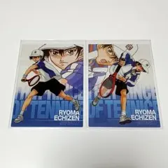 ①　テニスの王子様　シャイニングクリアカード　越前リョーマ　2枚セット