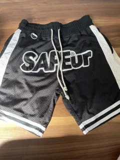 美品】SAPEur サプール バスケットパンツ ハーフパンツ ブラック XL