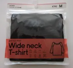 GU スタイルヒート　ワイドネックTシャツ Mサイズ