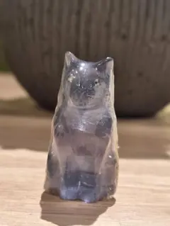 天然石 モリオン 猫ちゃん 彫刻パーツ 貫通穴あり0620⑤ - メルカリ