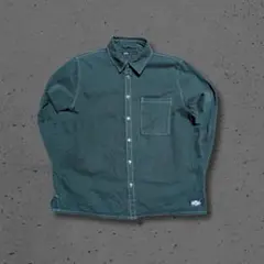 ZARA XL シャツ グリーン ワークシャツ ストリート Y2K