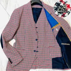 極美品 2ピース⭐️ザラ テーラードジャケット ジレ トリコロールカラー 2XL