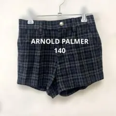 ⭐︎新品未使用⭐︎ARNOLD PALMER グレー系チェック ハーフパンツ 140