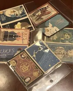 ジブリ　レトロステッカー　5種類　紅の豚　となりのトトロ　魔女の宅急便　他