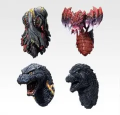 ゴジラ　一番くじ　ヘッドマグネット　4つ　セット