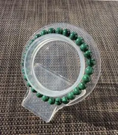 A-310 マラカイト　ブレス　6㎜　内径15㎝　天然石　パワーストー