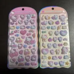 コットンパフィーシール　サンリオ　キティ