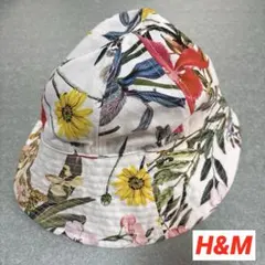 H&M 花柄コットンバケットハット　Ｌ