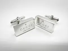 【激レア】GUCCI グッチ カフスリンクス シルバー925 純銀製　保存袋付