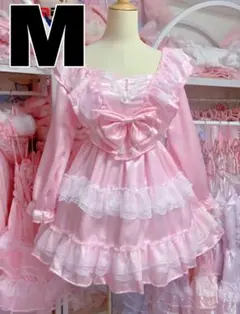 新品　フリル 　リボン 　ドレス　とても可愛いです♪