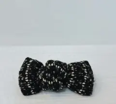 【おまけ付】riziere リジェール　蝶ネクタイ ツイード柄ブラック