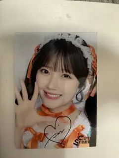 川本笑瑠 サイン入りポストカード カラースプレー衣装