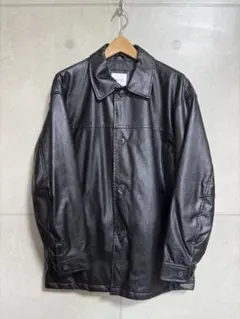 FREAK'S STORE フェイクレザーカーコート