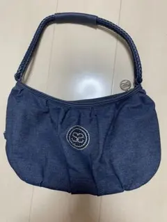 ハンドバッグ デニム ネイビー