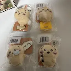 ちいかわ うさぎだらけくじ E賞 ぬいぐるみバッジ 4種セットのサムネイル