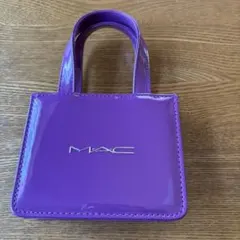 MAC エナメル ミニポーチ パープルのサムネイル