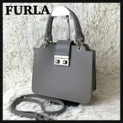 未使用】FURLA Primrose ストゥッコグレー 2WAYバッグ - メルカリ