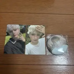 TXT ヒュニンカイ　トレカ2枚セット+缶バッチ