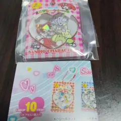 サンリオ　ガチャ　シャカシャカフレークシール風チャーム マイメロ