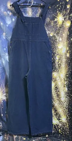 ダークブルー　オーバオール