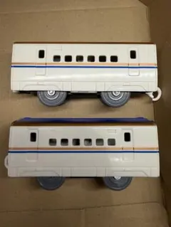 プラレール E7系北陸新幹線 かがやき 中間車 2両 入場記念品 USED