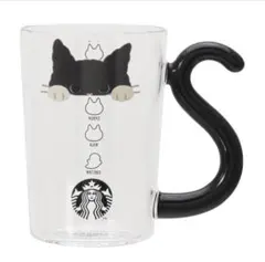スターバックス　ハロウィン2025 耐熱グラスマグキャット296ml 2個セット
