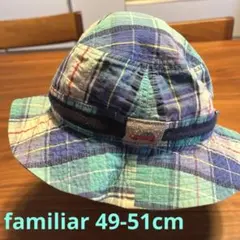 ファミリア　familiar 49-51cm ハット　帽子