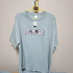 はぴだんぶい Tシャツ ライトグリーン