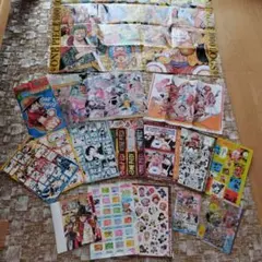 ワンピース ジャンプフェア in アニメイト2014 雑誌表紙風ステッカー