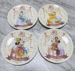 東京ディズニーランド 40周年 プレート セット