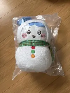 エニマイくじ ちいかわ B賞 ハチワレ ぬいぐるみ 雪だるま 新品