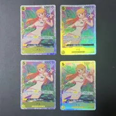 ワンピースカード　ナミ　OP08-106SR 4枚