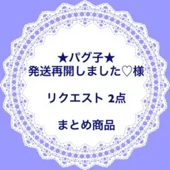★パグ子★発送再開しました♡様 リクエスト 2点 まとめ商品