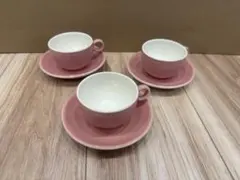 【セット販売】ティーカップ・ソーサー 3客セット