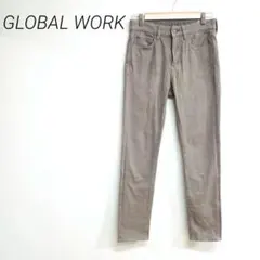 GLOBAL WORK グレー カジュアルパンツ XS シンプル　ポケット