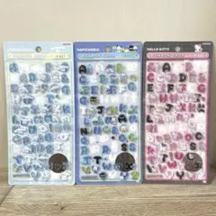 サンリオ　文字　ボンボンドロップシール　おすそわけ moji はぴだん　クールのサムネイル