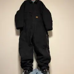Wells Lamont 黒 ダック 中綿 つなぎ XL USA アメカジ 古着