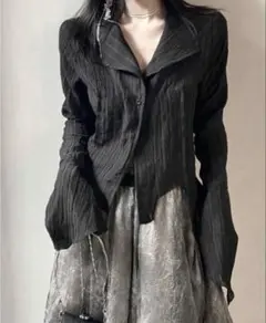 SHEIN エレガントストライプシャツ