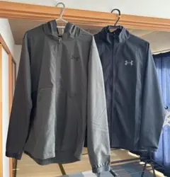 Under Armour フルジップナイロンジャケット 2枚セット