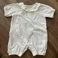 conoco小花柄 7分袖 ロンパース