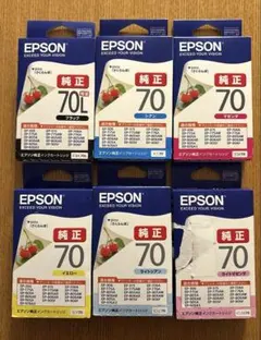 EPSON純正インクカートリッジ　さくらんぼ　6色セットのサムネイル