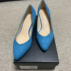 UNTITLED青 スエード パンプス 22.5㎝