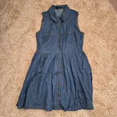 INGNI デニム ノースリーブ ワンピース