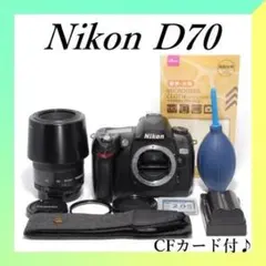 ✨️ニコン D70s✨ 入門機 初心者向け 人気CCDセンサー搭載 望遠レンズ