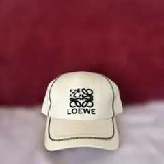 ロエベ　ロゴ　キャップ